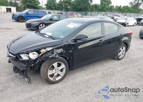 2016 Hyundai Elantra Value Edition from USA, damaged, VIN 5NPDH4AE3GH738707